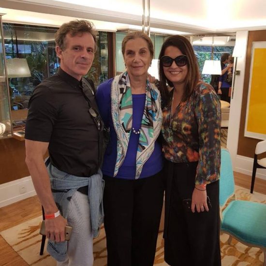 Com Alexandre Scnnabl e Jaqueline costa no Joia da Casa no CasaCor 2018