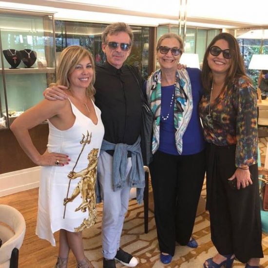 Com Mercedes Herrera, Alexandre Scnnabl e Jaqueline costa no Joia da Casa no CasaCor 2018